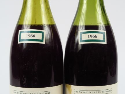 2 BOUTEILLES NUITS ST GEORGES 1er CRU 'LES PRULIERS' H. GOUGES - 1966 