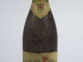 Vente aux enchères 1 BOUTEILLE CHATEAUNEUF DE PAPE 'CLOS DE PAPES' P. AVRIL - 1976 - BS/3