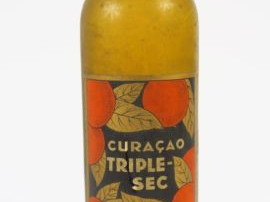 Vente aux enchères 1 BOUTEILLE CURACAO TRIPLE SEC (1 L) - BOUCHON DESCANDANT