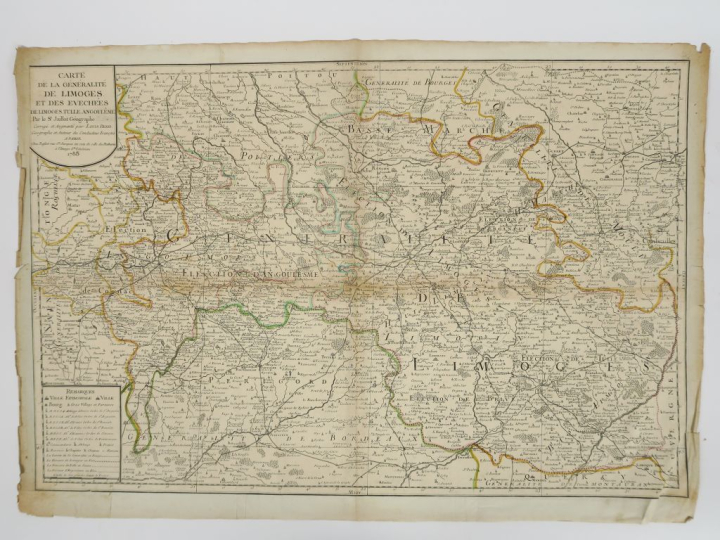 Lot de 9 cartes :  - Provinces de France  JAILLOT Hubert.  - Province 