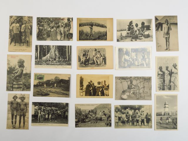Album "Afrique" comprenant environ 370 cartes postales Ethiopie (5)  A