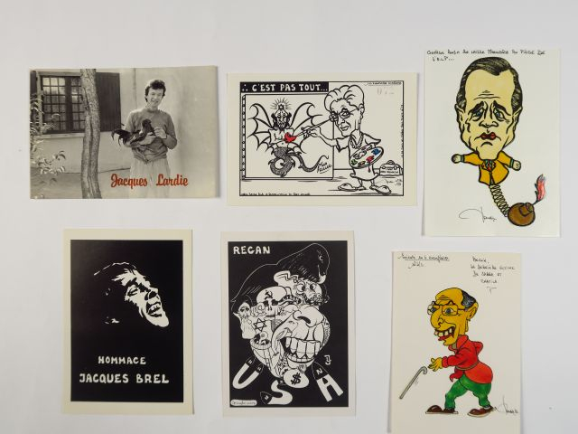 Album "J. Lardie" comprenant environ 103 cartes postales et 1 photogra