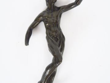 Ecole florentine XIXème "Ecorché" Sujet en bronze à patine brune.  H. 