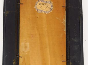 Henri-Emile ROUSSEAU. "Portrait de jeune hollandaise" Huile sur pannea