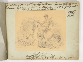 Vente aux enchères TEUTWARD SCHMITSON. Carnet de 27 dessins représentant des scènes de l'