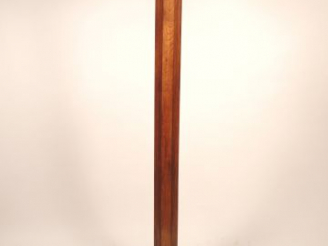 Vente aux enchères Grand lampadaire Art déco en bois et albatre H. 193 cm