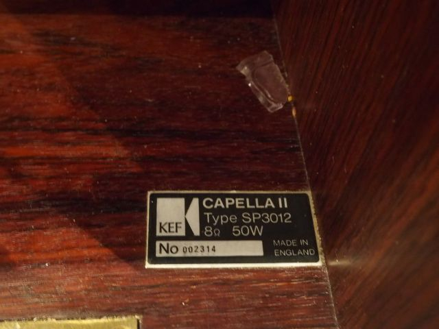 Bureau bibliothèque 1960 anglaise en palissandre. Kef Capella II