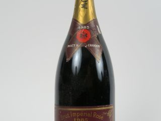 1 MAGNUM CHAMPAGNE MOËT   CHANDON BRUT IMPERIAL ROSE - 1985
