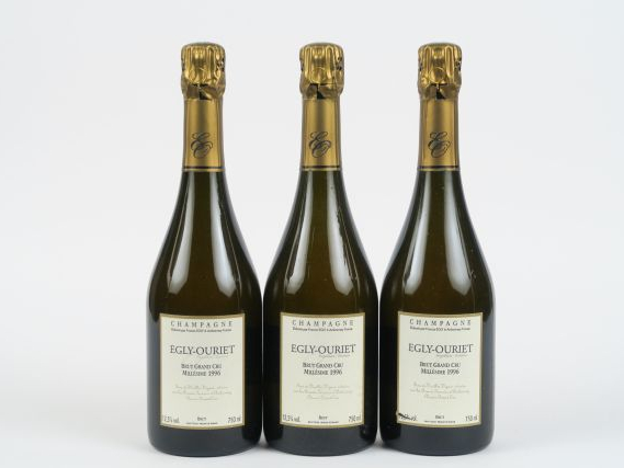 3 BOUTEILLES CHAMPAGNE EGLY OURIET - 1996