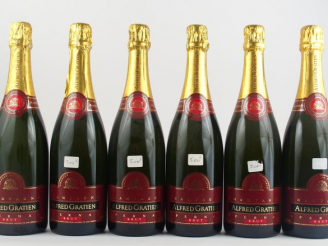 Vente aux enchères 6 BOUTEILLES CHAMPAGNE ALFRED GRATIEN BRUT