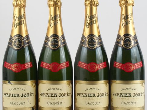 4 BOUTEILLES CHAMPAGNE PERRIER JOUET GRAND BRUT - 2 ELA