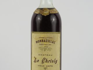 Vente aux enchères 1 BOUTEILLE CHÂTEAU LE CHRISTY 'VIEUX CEPS' MONBAZILLAC - 1947 - LB/ET