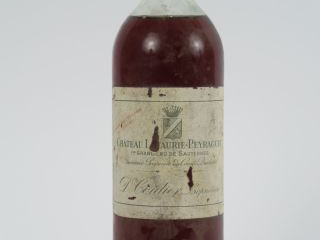 Vente aux enchères 1 BOUTEILLE CHÂTEAU LAFAURIE PEYRAGUEY 1er CC SAUTERNES - 1950 - MEP/E