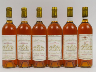 Vente aux enchères 6 BOUTEILLES CRU D'ARCHE PUGNEAU SAUTERNES - 1986
