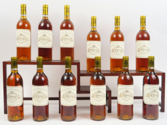Vente aux enchères 12 BOUTEILLES CHÂTEAU DOISY VEDRINES CC SAUTERNES - 1989 - CBO