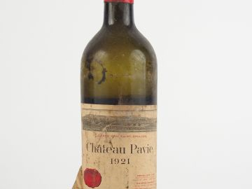 1 BOUTEILLE CHÂTEAU PAVIE 1er GCC ST EMILION - 1921 - GRANDE VIDANGE/C