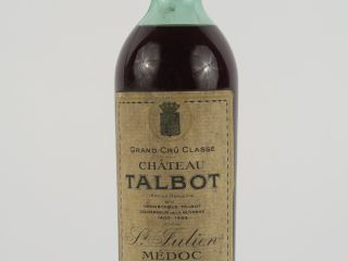 1 BOUTEILLE CHÂTEAU TALBOT GCC ST JULIEN - 1943 - HEP