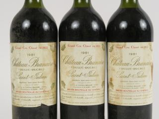 3 MAGNUMS CHÂTEAU BRANAIRE GCC ST JULIEN - 1981 - HEP +/ETLT