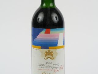 Vente aux enchères 1 BOUTEILLE CHÂTEAU MOUTON ROTHSCHILD 1er GCC PAUILLAC - 1984 - HEP+/C