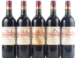 Vente aux enchères 5 BOUTEILLES CHÂTEAU COS D'ESTOURNEL GCC ST ESTEPHE - 1986 - ELA