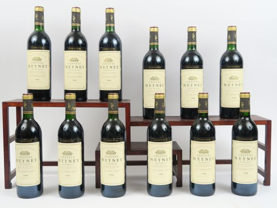 12 BOUTEILLES CHÂTEAU MEYNEY CB ST ESTEPHE - 1988 - CBO - 2 BG/4 LB