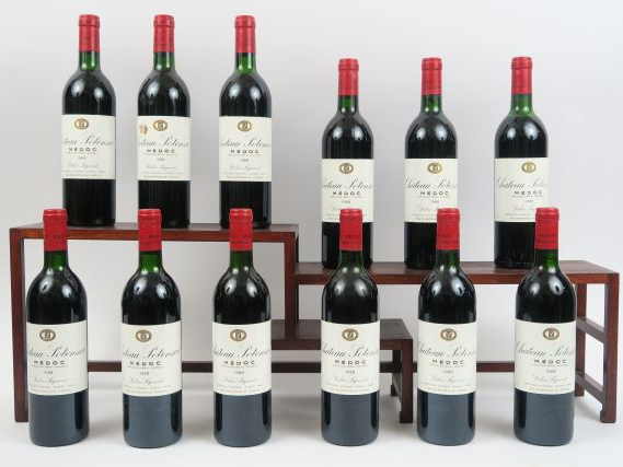 12 BOUTEILLES CHÂTEAU POTENSAC MEDOC - 1988 - CBO - 5 BG/4 LB/2 HEP