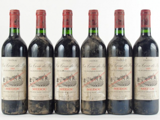 Vente aux enchères 6 BOUTEILLES CHÂTEAU LA TOUR DE BY CB MEDOC - 1989 - BS