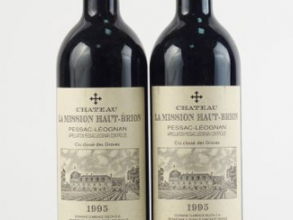 Vente aux enchères 2 BOUTEILLES CHÂTEAU LA MISSION HAUT BRION GCC GRAVES - 1995