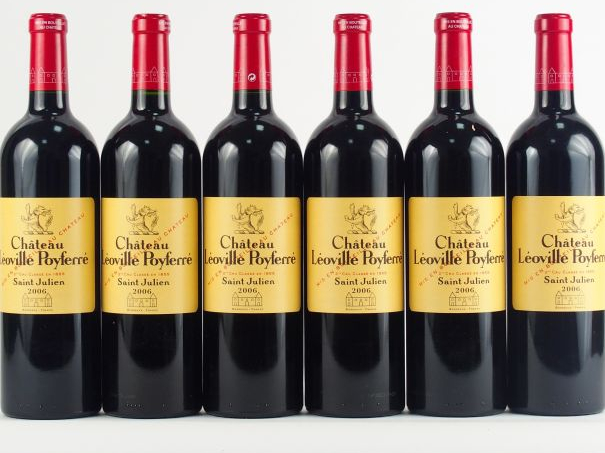 6 BOUTEILLES CHÂTEAU LEOVILLE POYFERRE GCC ST JULIEN - 2006 - CBO