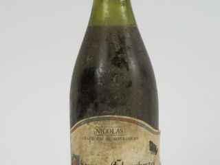 1 BOUTEILLE CHARMES CHAMBERTIN NICOLAS - 5 CM/ELS/PRESUMEE 1961