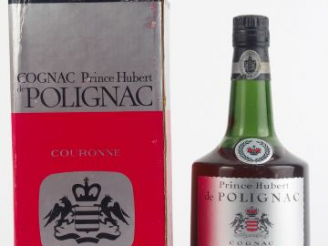 Vente aux enchères 1 BOUTEILLE COGNAC PRINCE HUBERT DE POLIGNAC 'COURONNE' - COFFRET
