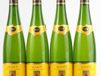 Vente aux enchères 4 BOUTEILLES SYLVANER J. HUGEL - 2008