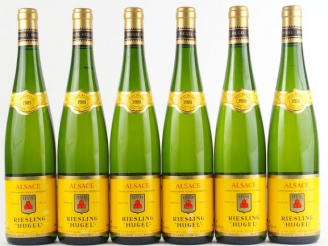 Vente aux enchères 6 BOUTEILLES RIESLING J. HUGEL - 2009