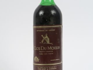 Vente aux enchères 1 BOUTEILLE CLOS DU MOULIN 'SELECTION SPECIALE' ARGENTINE - HEP