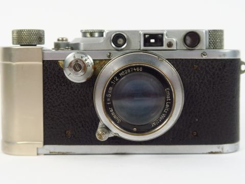 Leitz:Mallette Etneu contenant , Leica III N° 158886 objectif Summar 2
