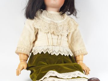 Grande poupée SFBJ Paris taille 16, corps composition articulé d'origi