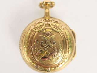 Montre de gousset de style Louis XVI en or signée l'Epine à Paris. 52 