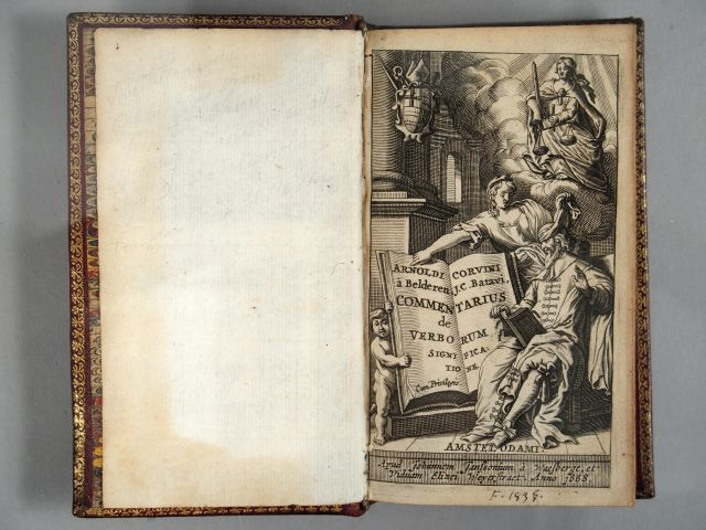 CORVIN (Arnold). Commentarius de Verborum significatione. Amst., Joh. 