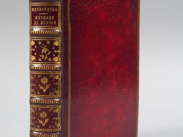 MENESTRIER (P. C. F.). La nouvelle méthode raisonnée du blason pour l'
