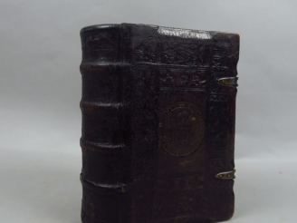 Vente aux enchères [Reliure gothique]. LANSPERGIUS (Joannis Justi, carthusiani). Epistola