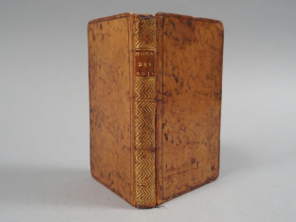 Vente aux enchères [TOUSTAIN DE RICHEBOURG, Vicomte]. Morale des Rois, puisée dans l'Elog