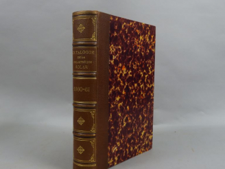 Vente aux enchères CATALOGUE de la Bibliothèque de M. Felix SOLAR. Paris, Techener 1860. 