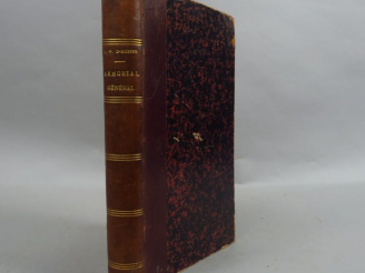 Vente aux enchères D’HOZIER (Louis-Pierre) et D’HOZIER DE SÉRIGNY. Armorial général des r