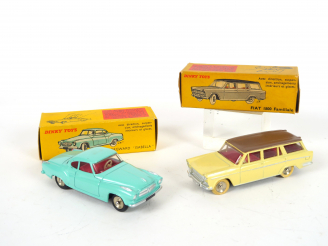 Vente aux enchères Lot de 2 miniatures Dinky Toys au 1/43e dont :  - Borgward Isabella Re