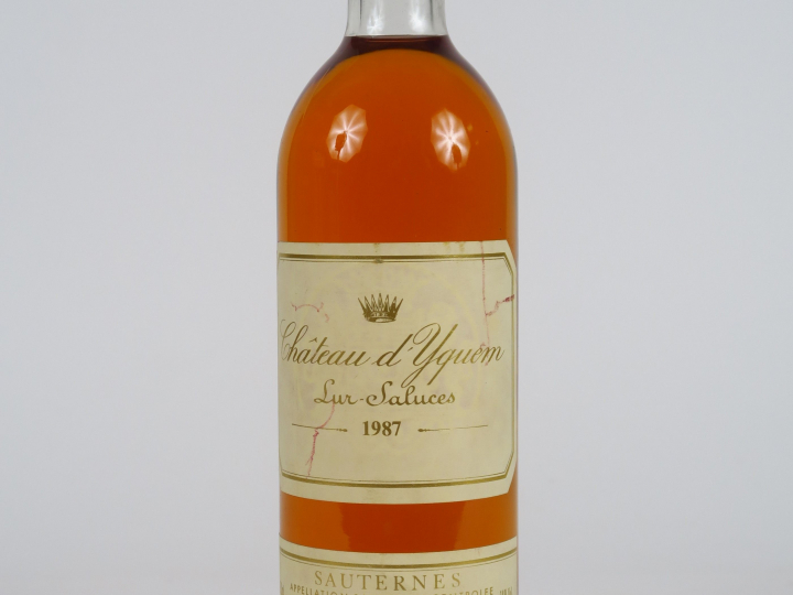 1 BOUTEILLE CHÂTEAU YQUEM 1er CCS SAUTERNES - 1987 - BG