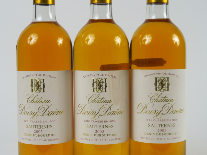 3 BOUTEILLES CHÂTEAU DOISY DAENE CC SAUTERNES - 2005