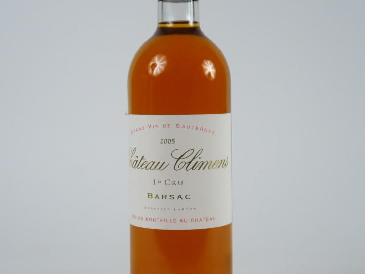 1 BOUTEILLE CHÂTEAU CLIMENS 1er CC SAUTERNES - 2005 - BG+
