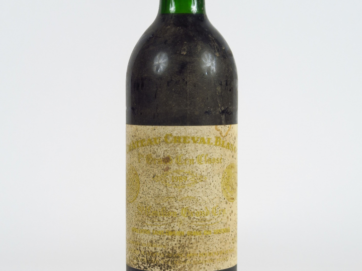 1 BOUTEILLE CHÂTEAU CHEVAL BLANC 1er GCC ST EMILION - 1989 - BG/EA/CAP