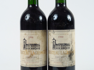 Vente aux enchères 2 BOUTEILLES CHÂTEAU LAGRANGE GCC ST JULIEN - 1998 - ET