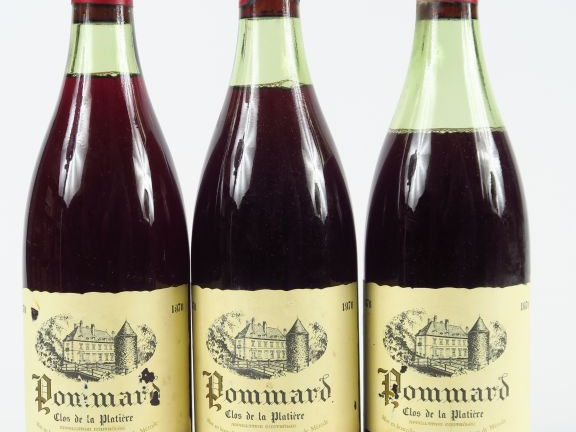 3 BOUTEILLES POMMARD 'CLOS DE LA PLATIERE' PRINCE DE MERODE - 1976 - 3